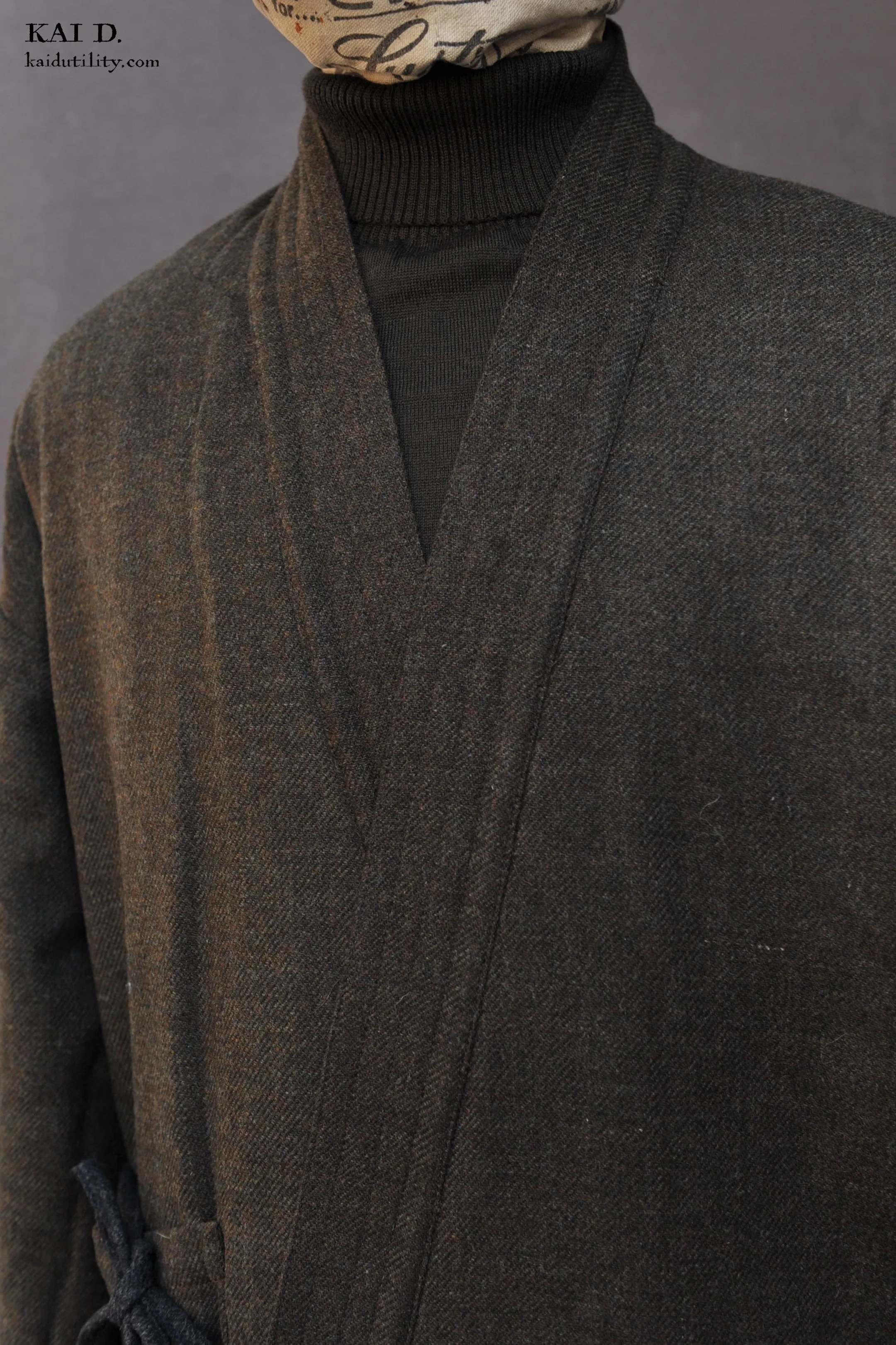 Full Length Japanese Farmer Coat - Miyama - Medium (NO RETURN)